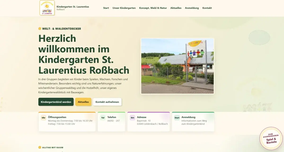 Hereinspaziert auf unserer neuen Website